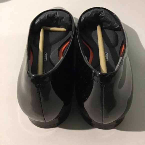 NEW ROCKPORT TOTAL MOTION ADELYN BALLET FLATS BLACK PATENT LEATHER 6W (WIDE) - Picture 7 of 11